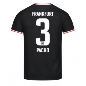 Eintracht Frankfurt Willian Pacho #3 Udebanetrøje 2023-24 Kort ærmer